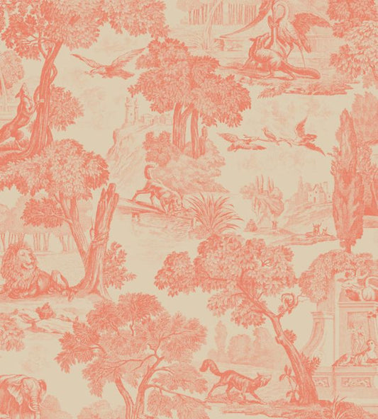 Versailles Wallpaper - Coral on Stone - 99/15060 - Cole & Son - Premier Wallcovering