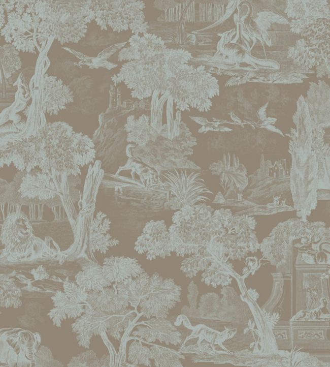 Versailles Wallpaper - Seafoam on Soot - 99/15063 - Cole & Son - Premier Wallcovering