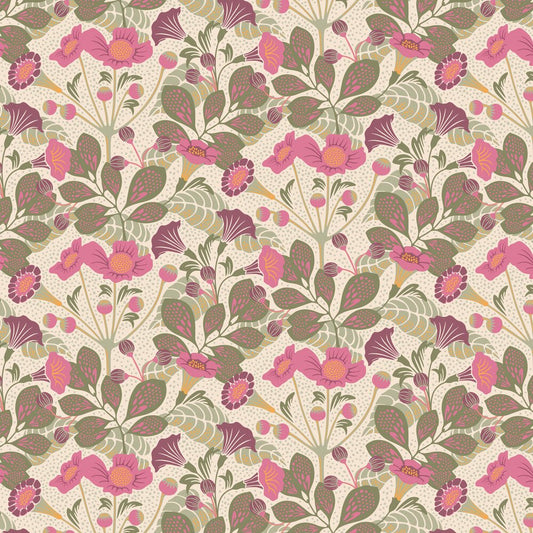 Vildtuta Wallpaper - Pink - Boråstapeter - 1474 - Premier Wallcovering