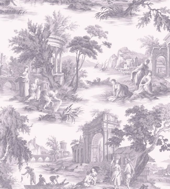 Villandry Wallpaper - Pale Violet on Dove - 99/1002 - Cole & Son - Premier Wallcovering