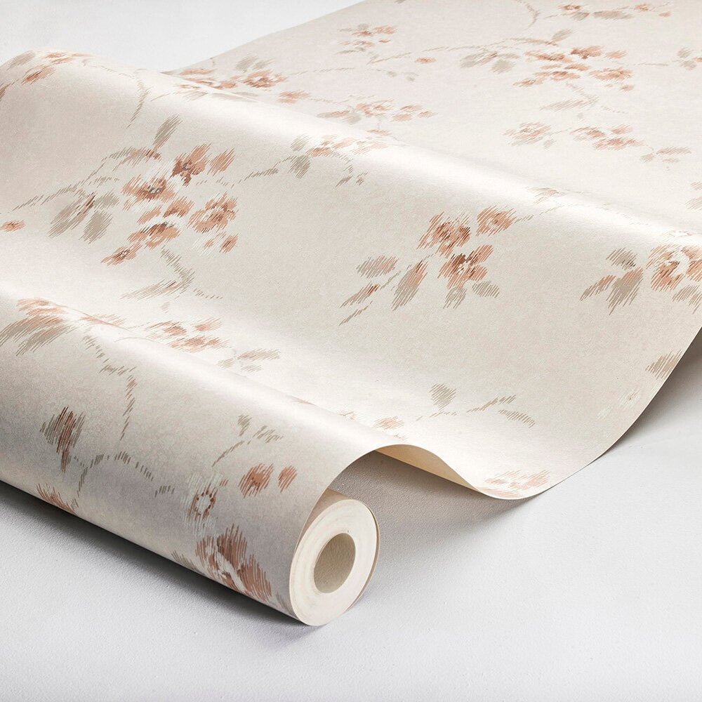 Vintage Rose Wallpaper - Pink - Boråstapeter - 4259 - Premier Wallcovering