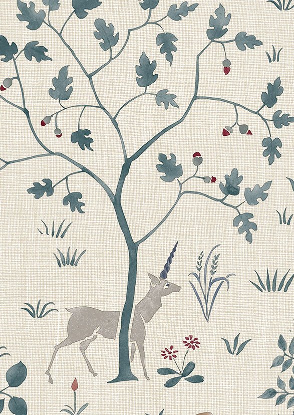 Voysey Park Wallpaper - Cluny - Lewis & Wood - Premier Wallcovering