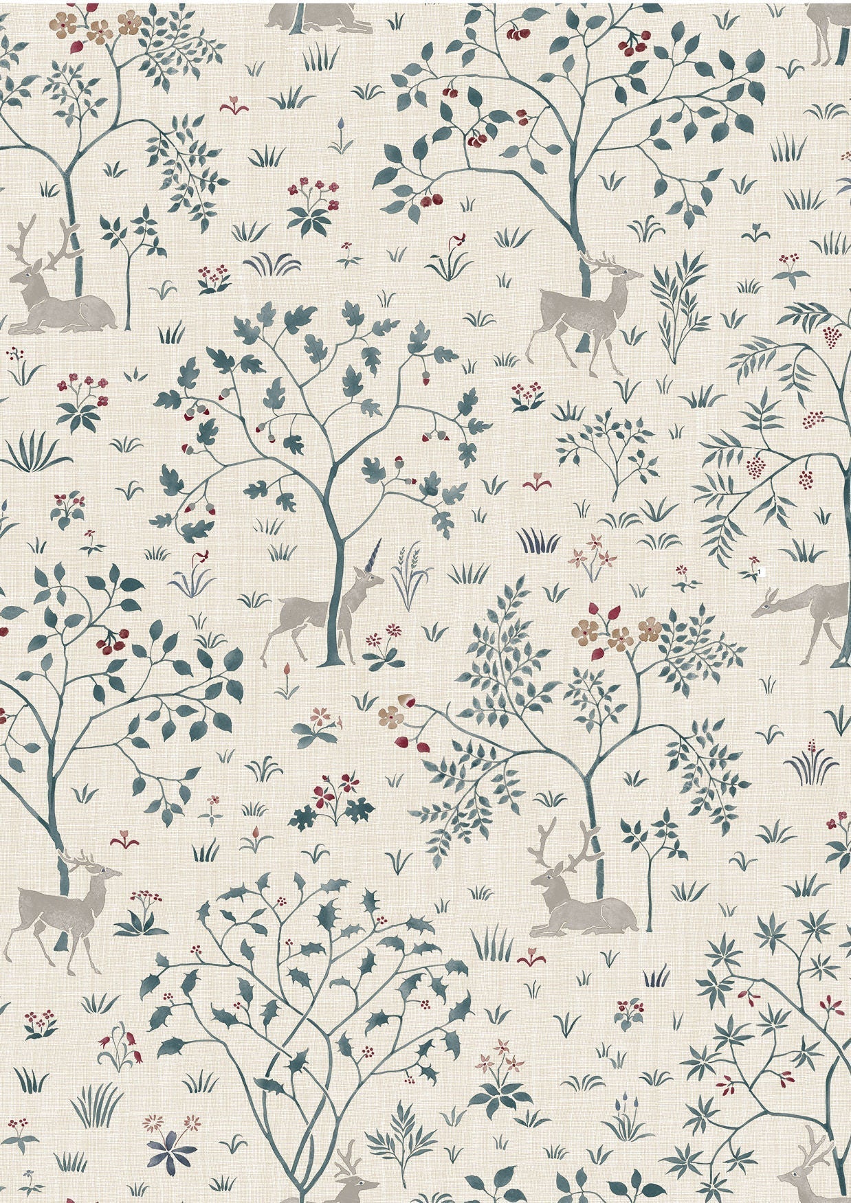 Voysey Park Wallpaper - Cluny - Lewis & Wood - Premier Wallcovering