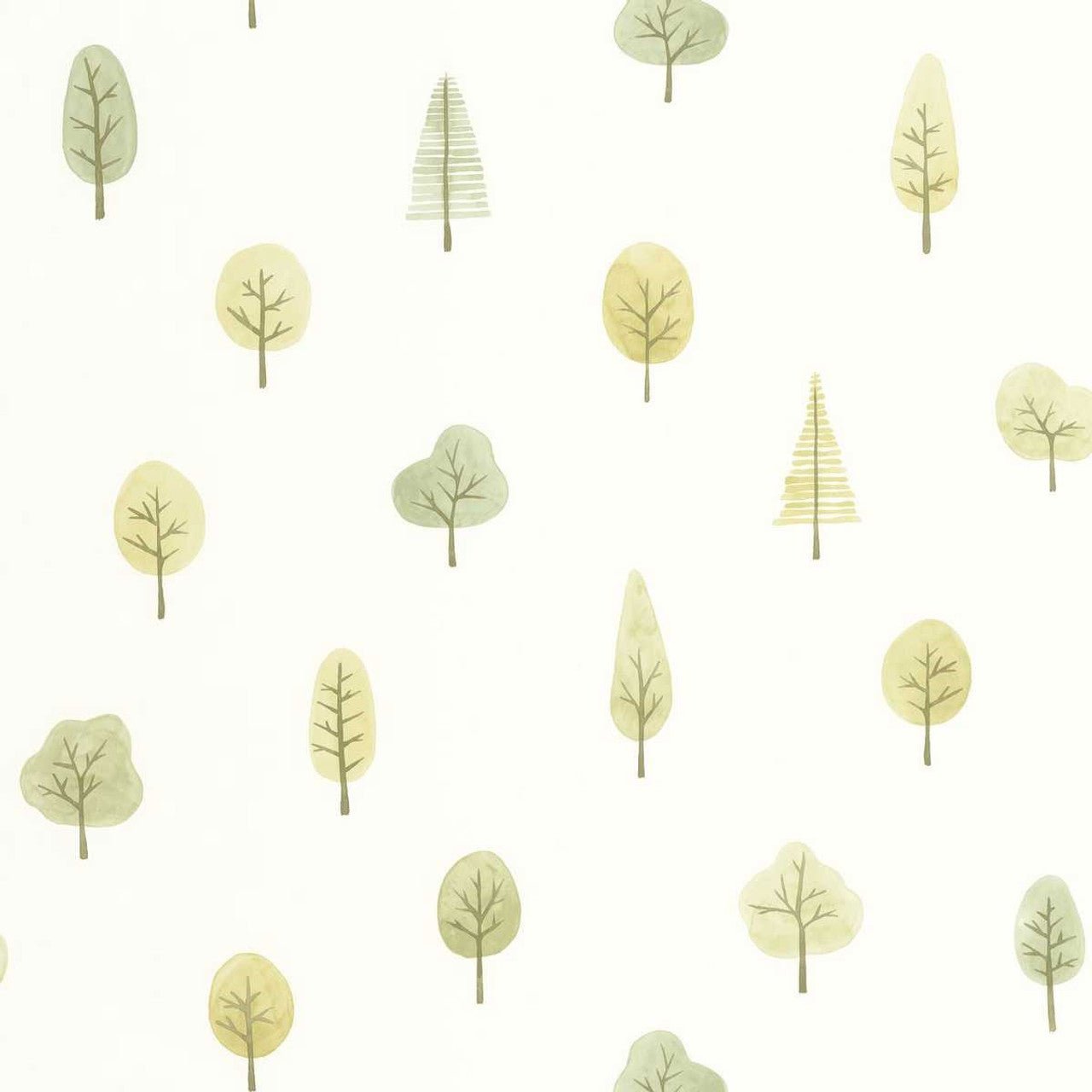 Walk In The Park Once Upon A Time Wallpaper - Vert Feuille - Casadeco - 200867410 - Premier Wallcovering