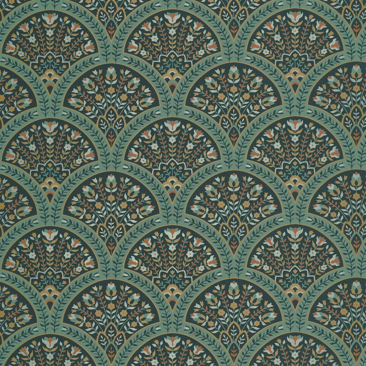 Wallace Heritage Wallpaper - Canopee - Casadeco - 201197433 - Premier Wallcovering