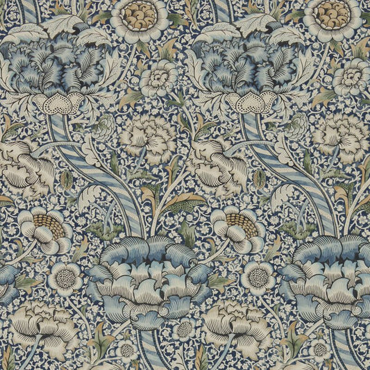 Wandle Wallpaper - Blue/Stone - Morris & Co - 216805