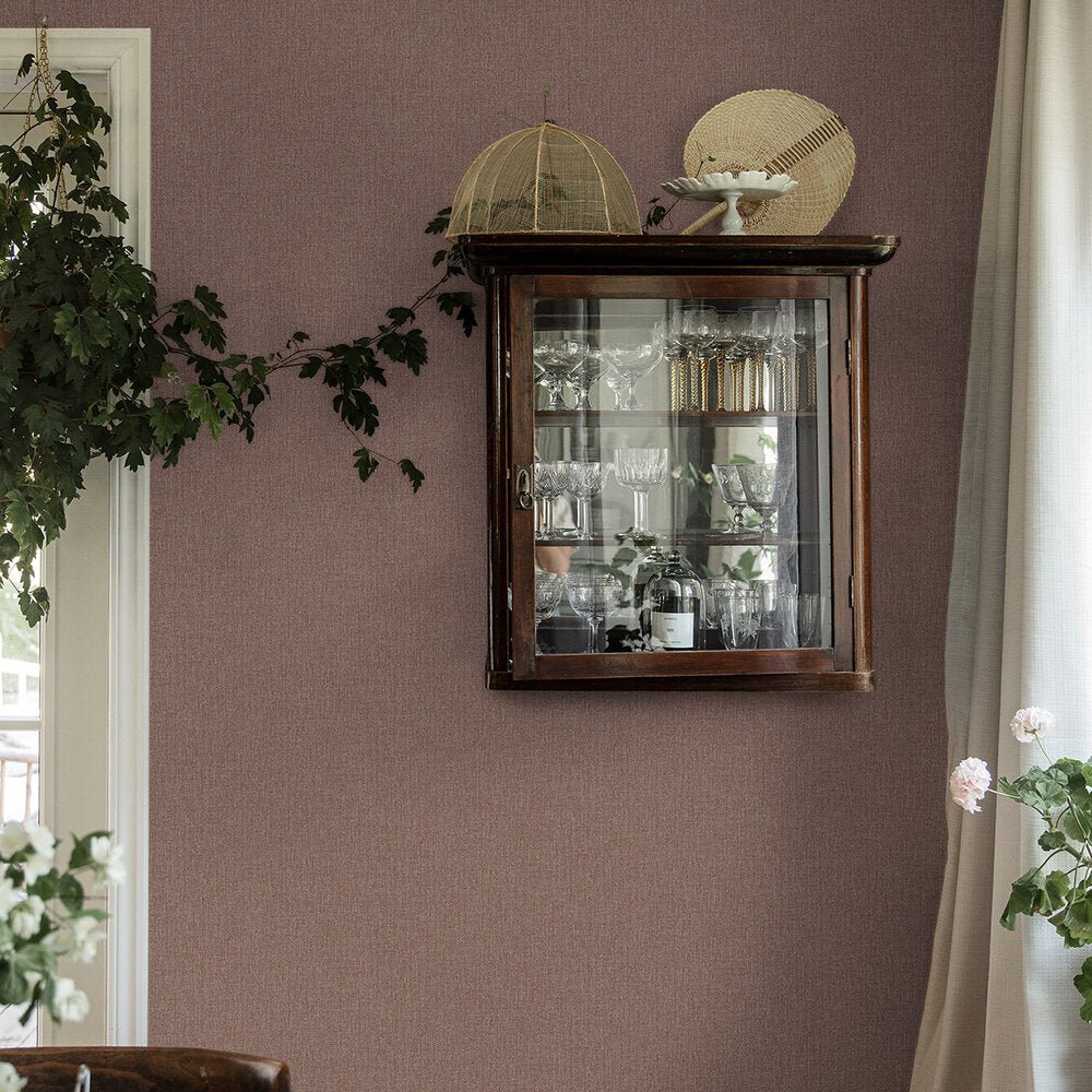 Weaver´s Wallpaper - Dusty Pink - Boråstapeter - 3567 - Premier Wallcovering