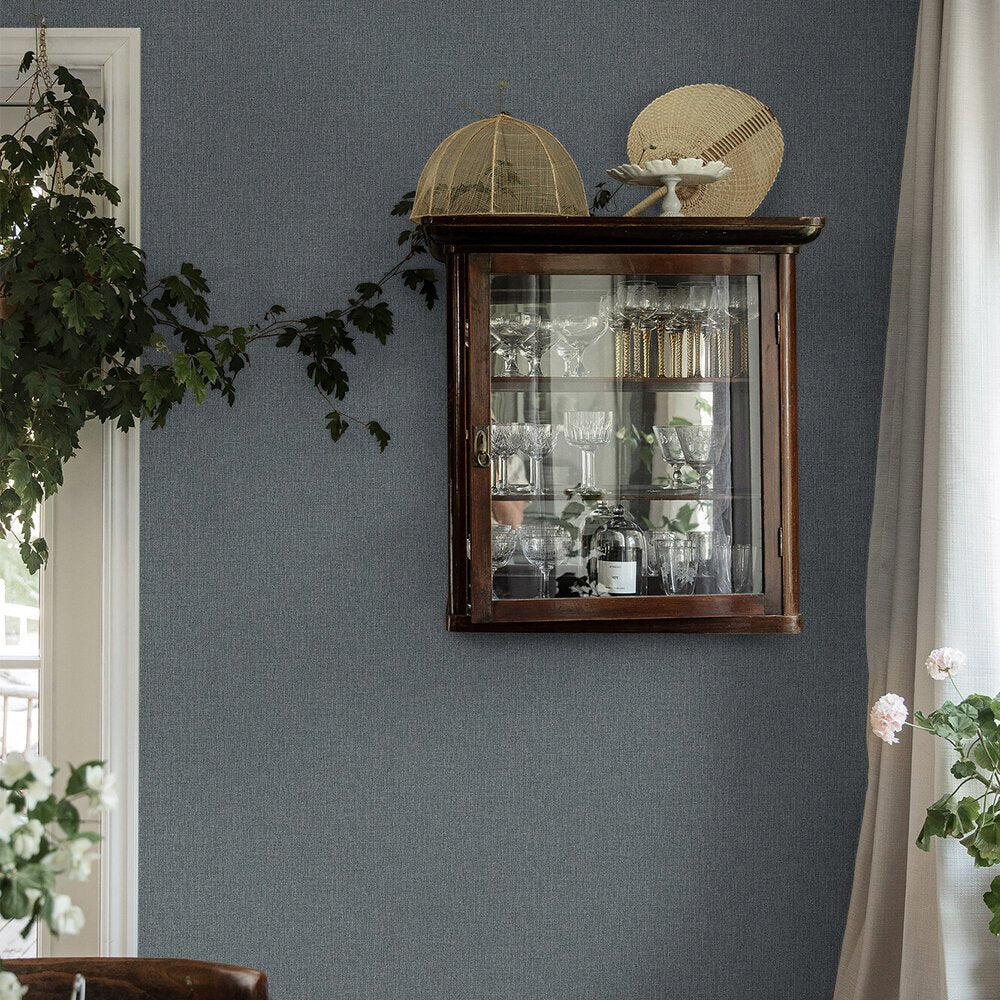 Weaver´s Wallpaper - Deep Blue - Boråstapeter - 3568 - Premier Wallcovering
