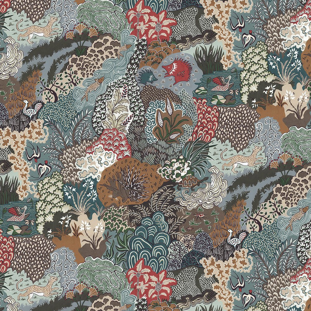 Whimsical Clumps Wallpaper - Multi - Josephine Munsey - JMW-101901 - Premier Wallcovering