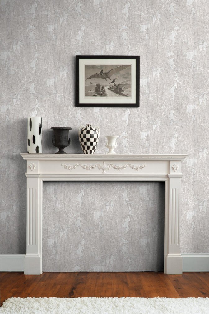 Whitewash Rose Wallpaper - Beige - Timorous Beasties - STCO/WWR/SMM/02 - Premier Wallcovering