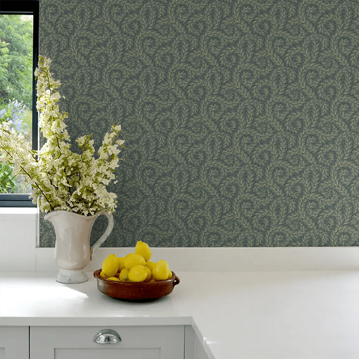 Wild Ferns Wallpaper - Green - Boråstapeter - 2258 - Premier Wallcovering