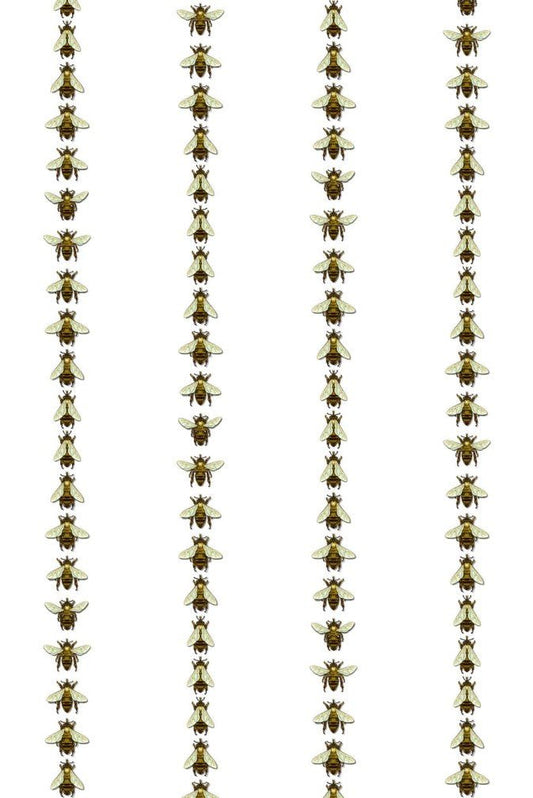 Wild Honey Bee Stripe Wallpaper - Original Stripe - Timorous Beasties - WHB/PRL/03 - Premier Wallcovering