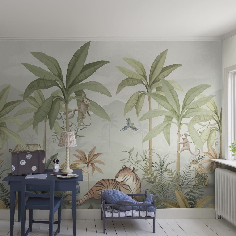 Wild Jungle Mural Wallpaper - Multi - Boråstapeter - 6945 - Premier Wallcovering