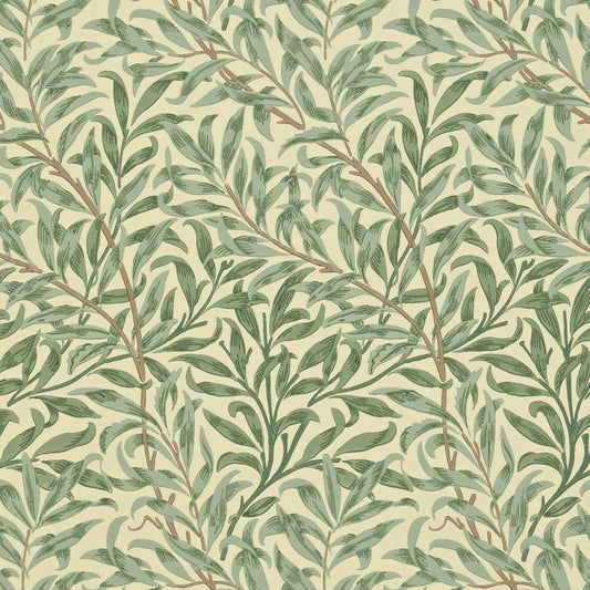 Willow Boughs Wallpaper - Green - Morris & Co - 216866