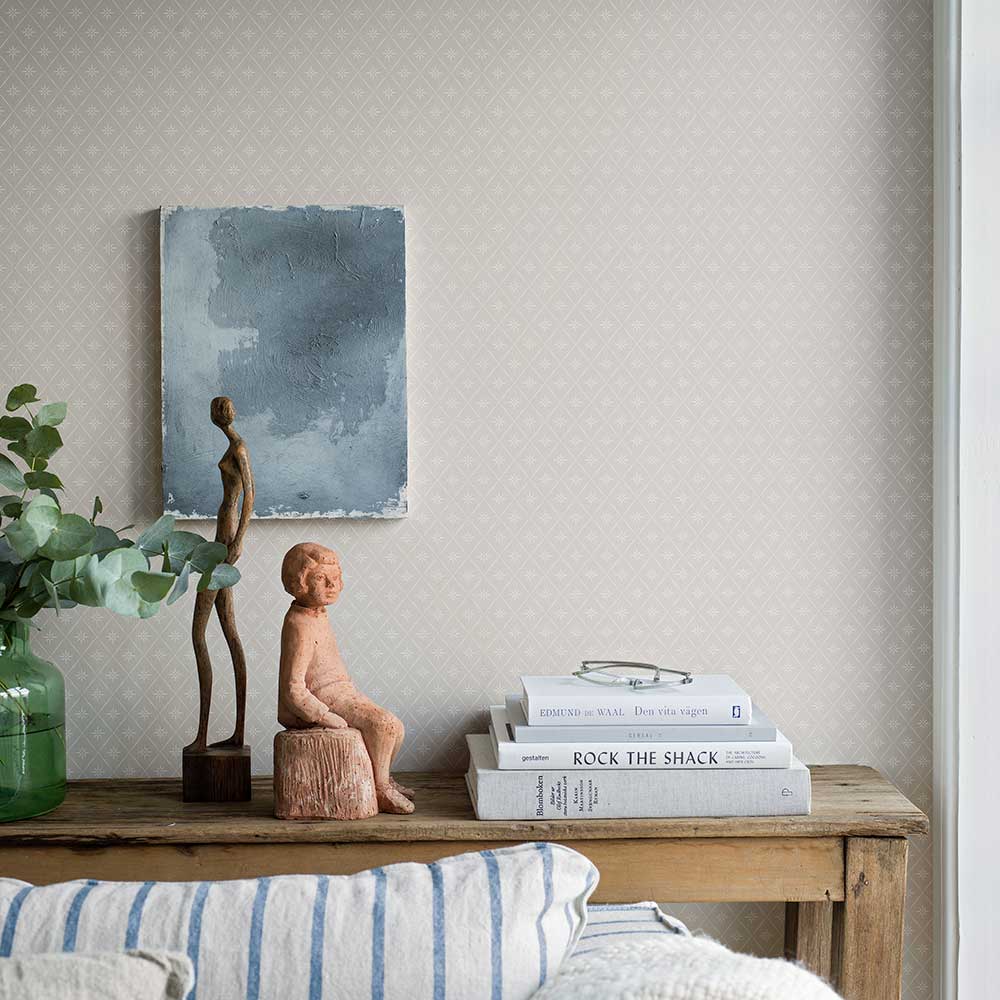 Windrose Wallpaper - Beige - Boråstapeter - 8862 - Premier Wallcovering