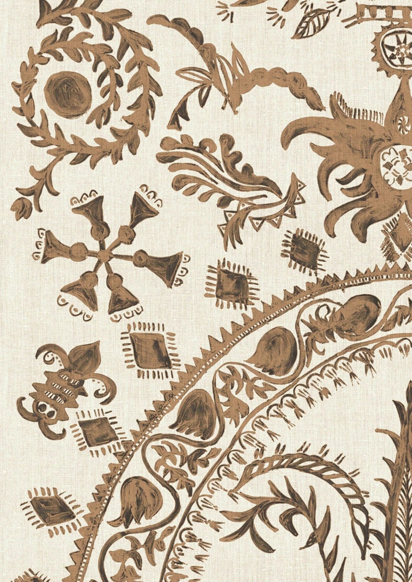 Womad Lg 100 Wallpaper - Henna - Lewis & Wood - Premier Wallcovering