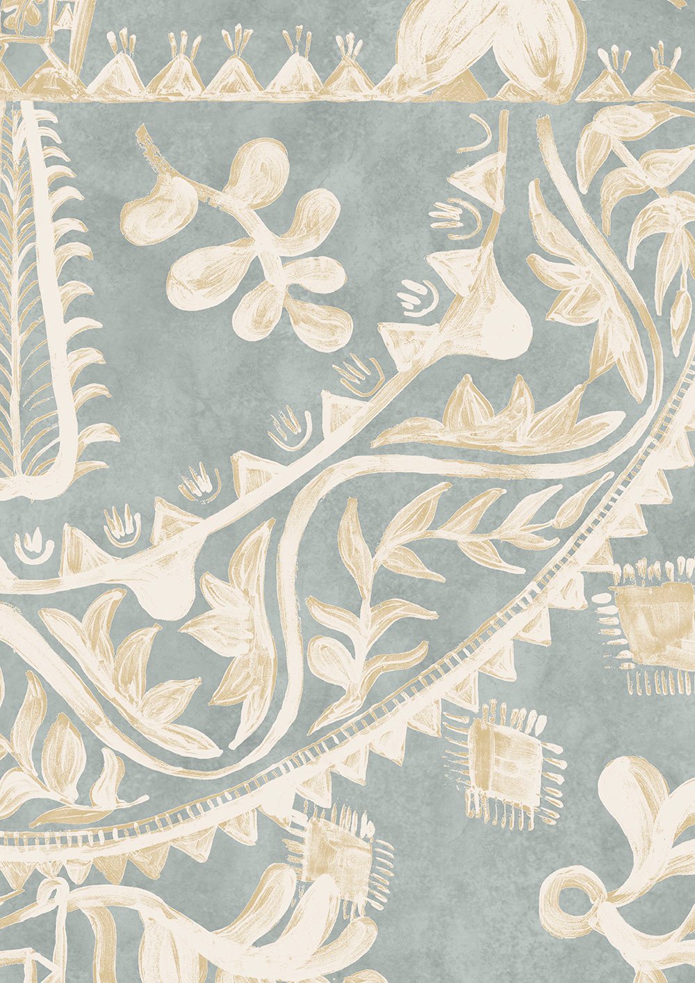 Womad Wallpaper - Stream - Lewis & Wood - Premier Wallcovering