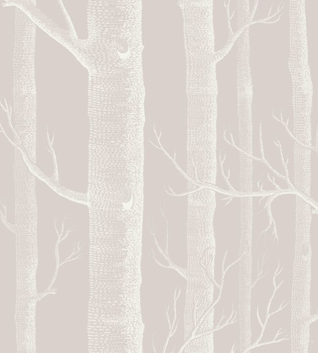 Woods Icons Wallpaper - Stone & White - 112/3010 - Cole & Son - Premier Wallcovering