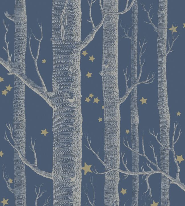 Woods & Stars Wallpaper - Midnight - 103/11052 - Cole & Son - Premier Wallcovering