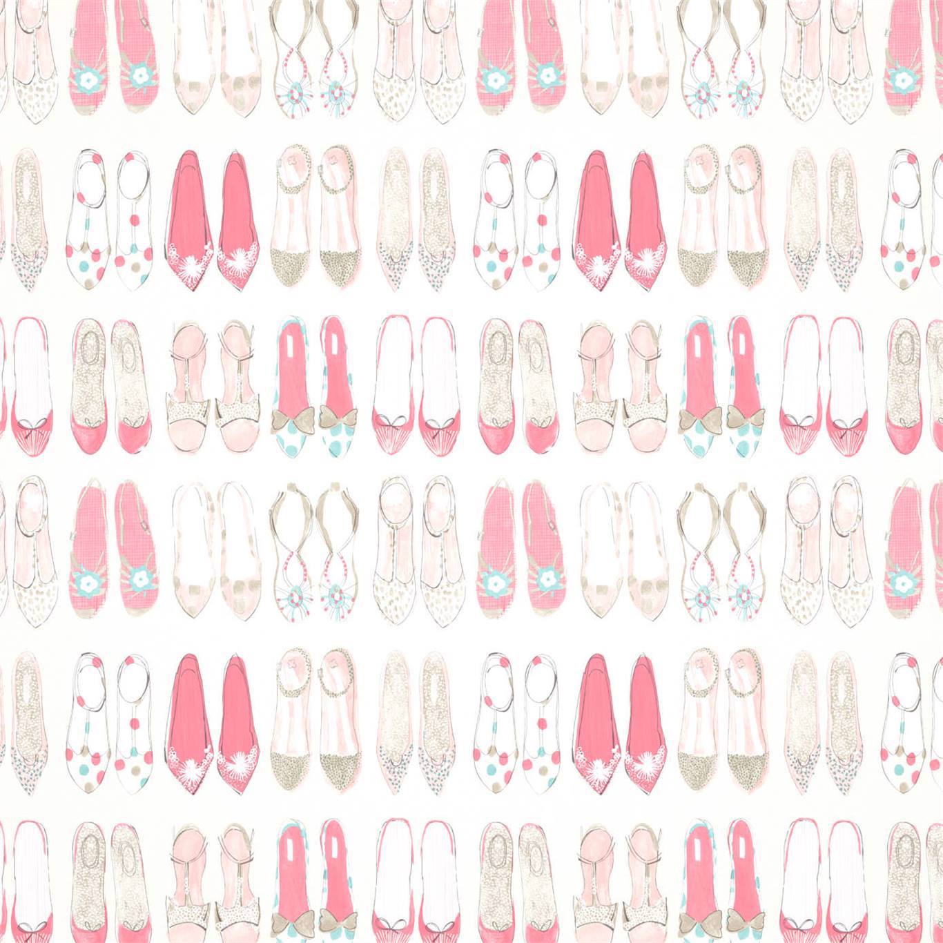 World at Your Feet Wallpaper - Pebble/Blossom/Sky - Harlequin - HLTF112646 - Premier Wallcovering