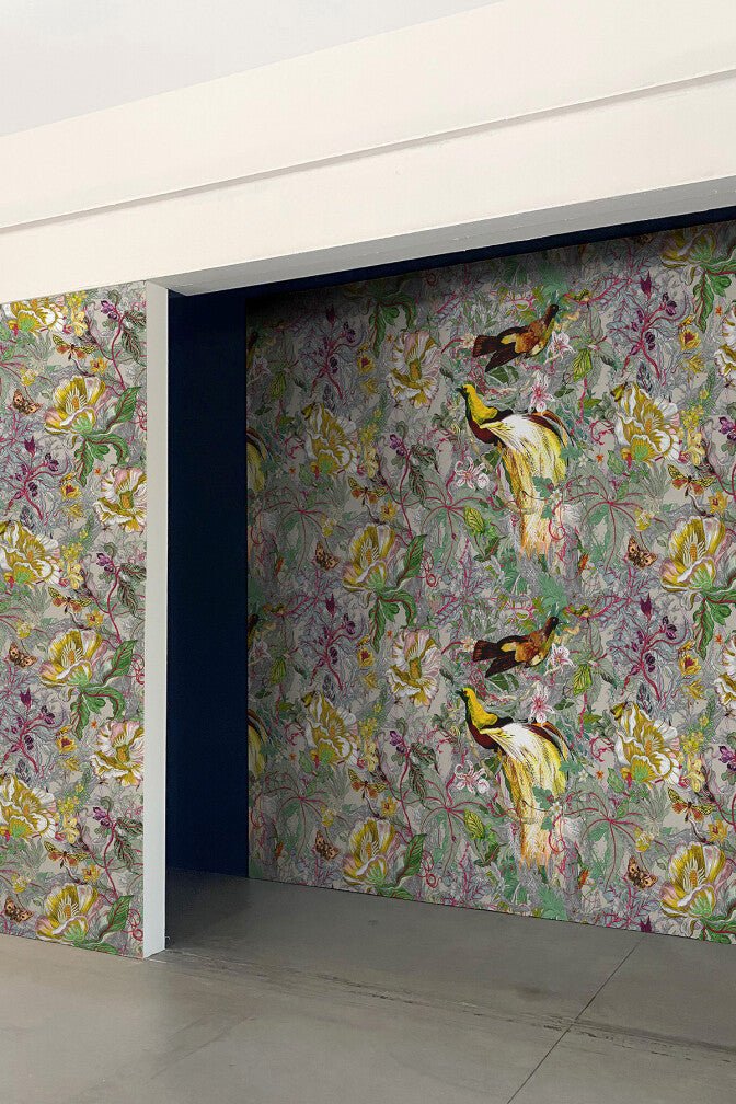 XL Jungle Modular Wallpaper Panels - Papua Paradise - Timorous Beasties - JNGL/XLJNGLP/SMCA/01/A - Premier Wallcovering