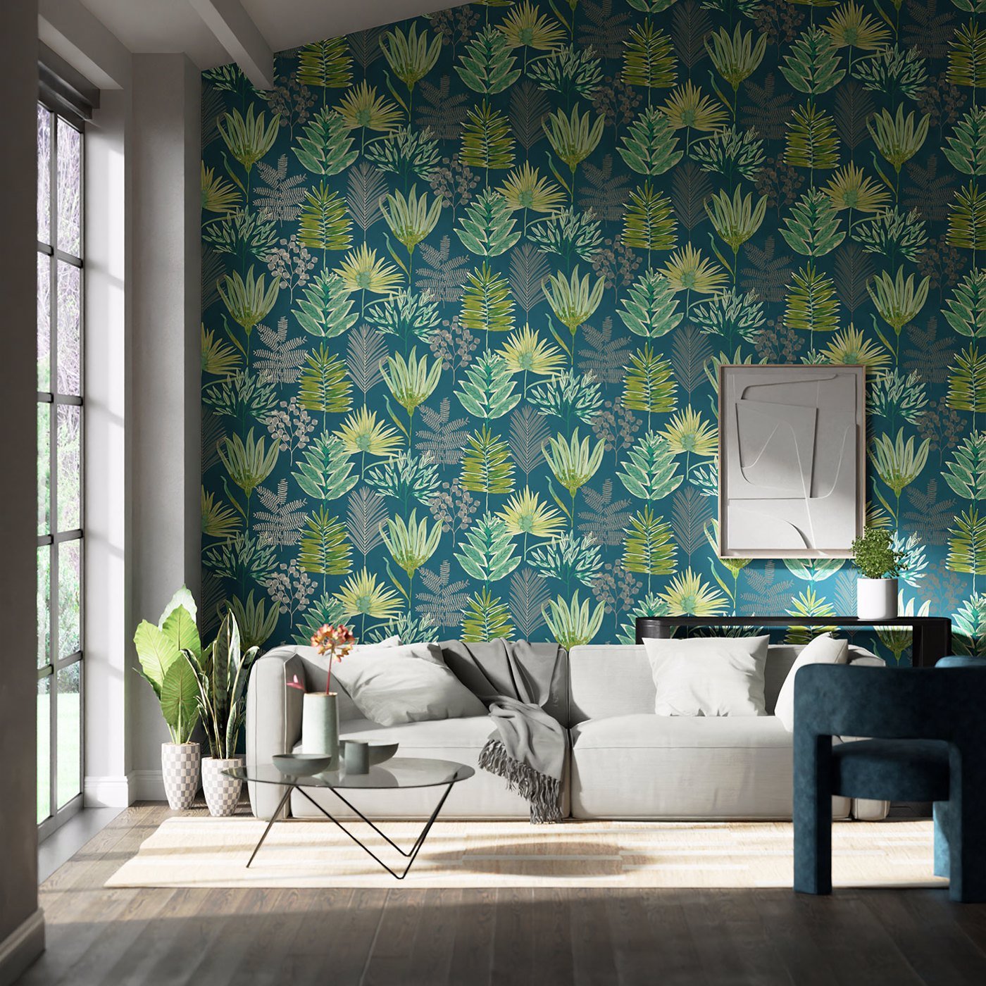 Yasuni Wallpaper - Emerald/Zest - Harlequin - HZAP111761 - Premier Wallcovering