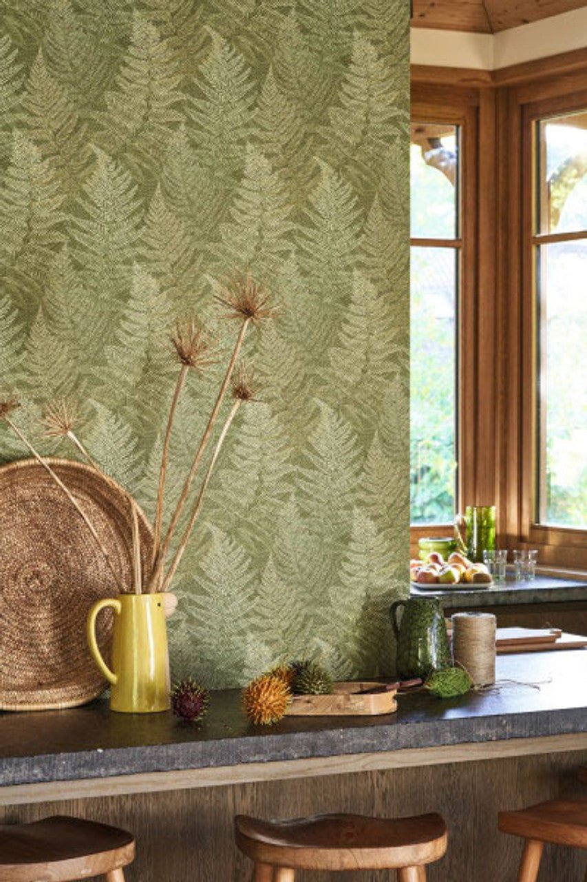 Yosemite California Wallpaper - Noir Reglisse - Casadeco - 88819595 - Premier Wallcovering