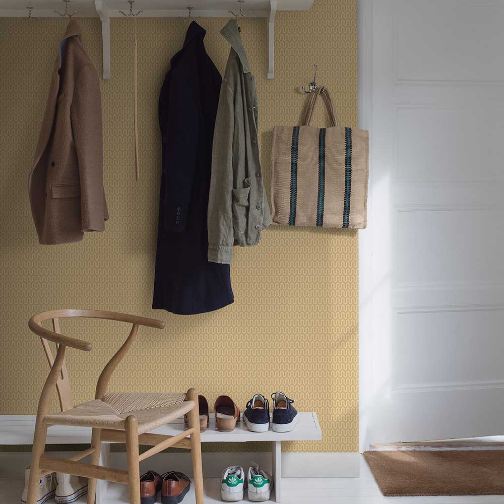 Ypsilon Wallpaper - Old Gold - Boråstapeter - 1988 - Premier Wallcovering