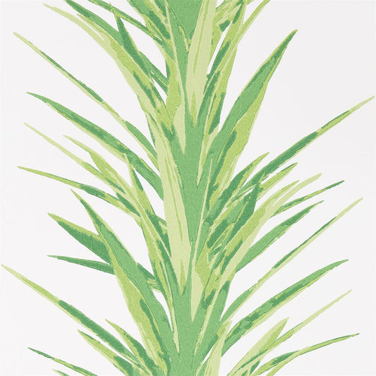 Yucca Wallpaper - Botanical Green - Sanderson - DGLW216649