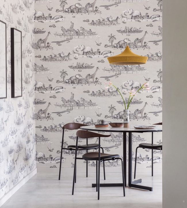 Zambezi Wallpaper - Soot on Stone - 109/14062 - Cole & Son - Premier Wallcovering