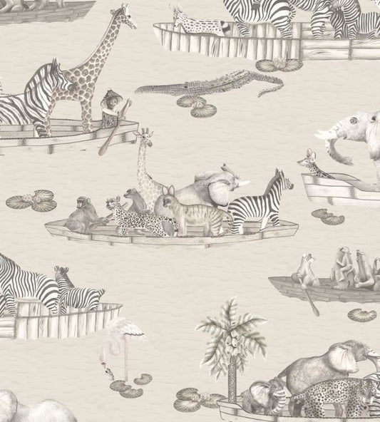 Zambezi Wallpaper - Soot on Stone - 109/14062 - Cole & Son - Premier Wallcovering