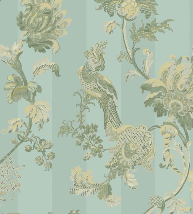 Zerzura Wallpaper - Duck Egg & Sage - 113/8020 - Cole & Son - Premier Wallcovering