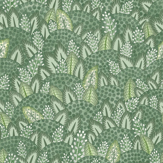 Zulu Terrain Wallpaper - Forest Green & Olive Green - 119/9042 - Cole & Son - Premier Wallcovering