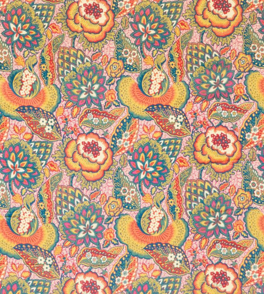 Patricia in Cotton Velvet Fabric - Orange 