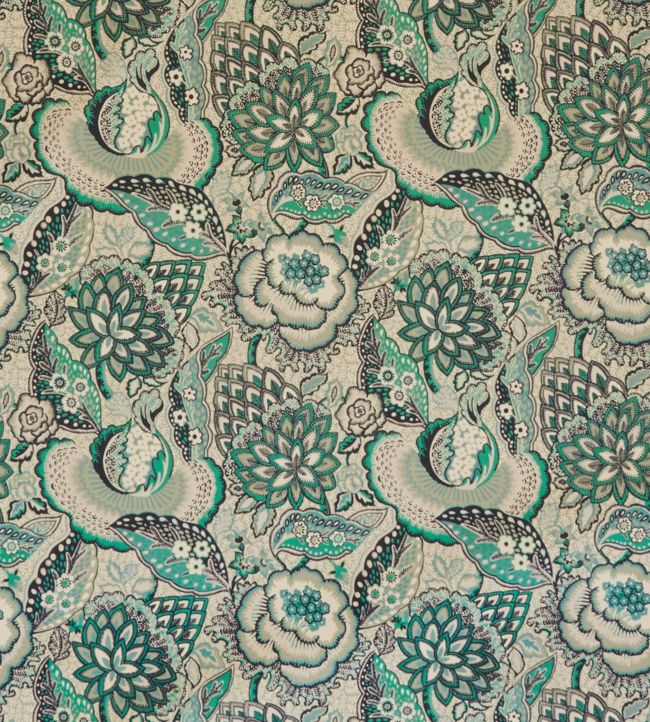 Patricia in Cotton Velvet Fabric - Green