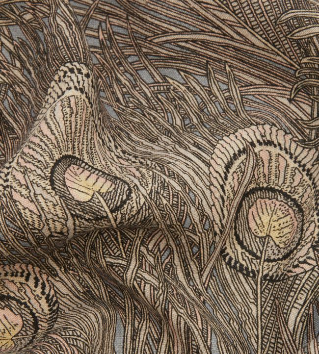 Hera Feather in Ladbroke Linen Room Fabric - Gray