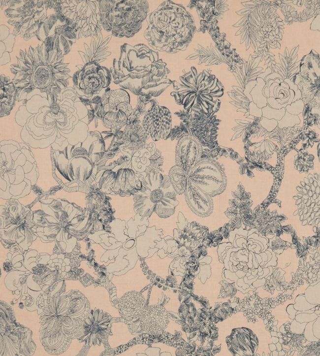 Zennor Arbour in Ladbroke Linen Fabric - Pink