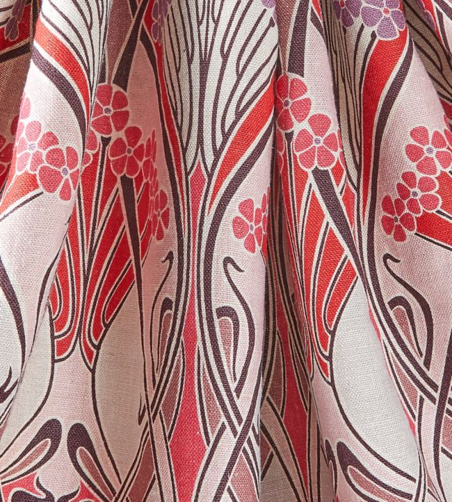 Ianthe Bloom Multi in Ladbroke Linen Room Fabric - Pink
