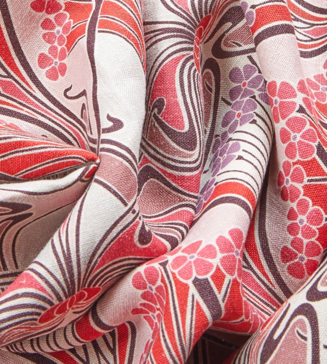 Ianthe Bloom Multi in Ladbroke Linen Room Fabric - Pink