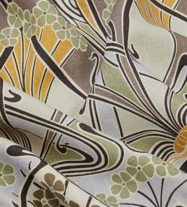 Ianthe Bloom Multi in Ladbroke Linen Room Fabric - Yellow