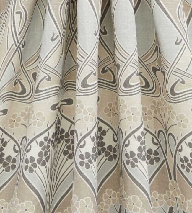 Ianthe Bloom Multi in Ladbroke Linen Room Fabric - Gray