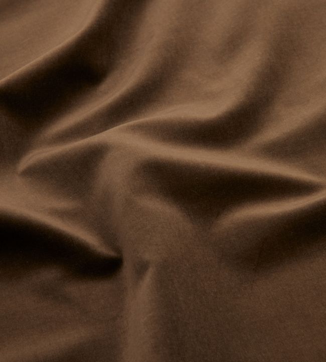 Cotton Room Velvet Plain Fabric - Brown