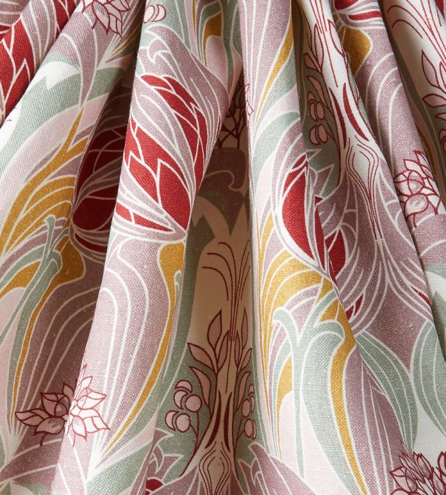 Katherine Nouveau in Emberton Linen Room Fabric  - Pink