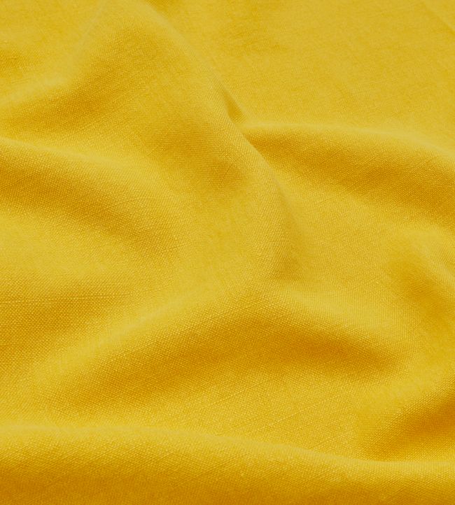 Emberton Linen Plain Room Fabric - Yellow