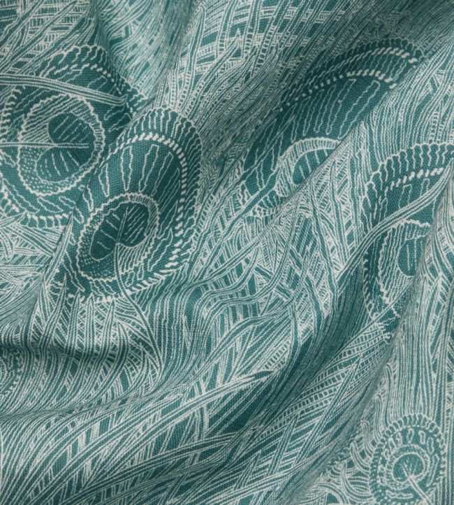 Hebe in Marlow Linen Room Fabric - Blue