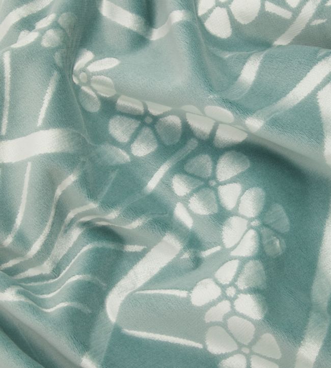 Ianthe Room Velvet Fabric - Teal