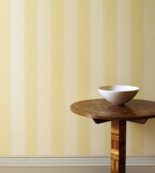 Penfold Stripe Room Wallpaper - Yellow