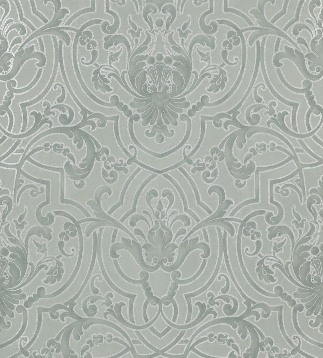 Fretwork Wallpaper - Gray