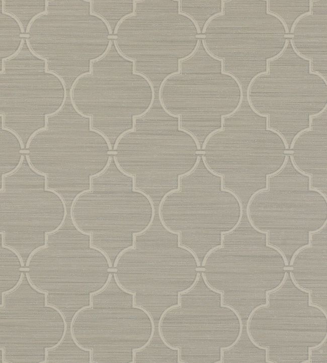 Kenton Trellis Wallpaper - Gray