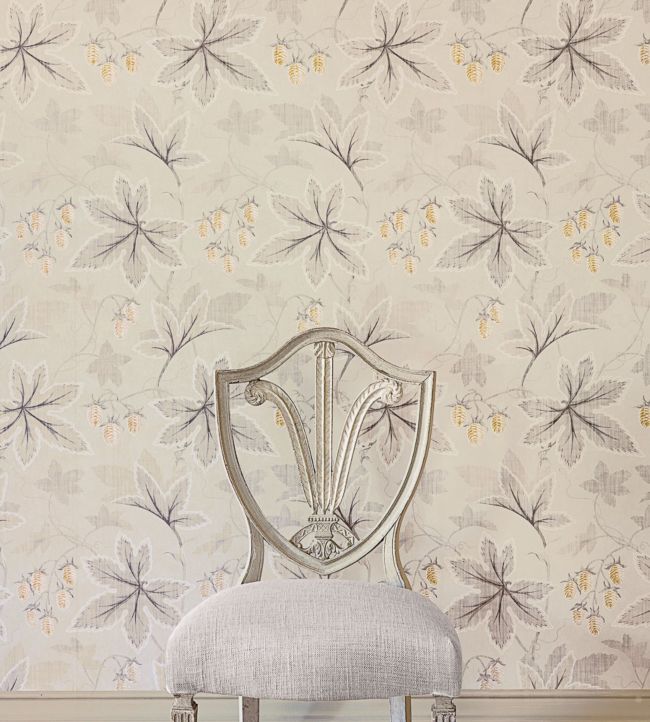 Lindon Room Wallpaper - Gray